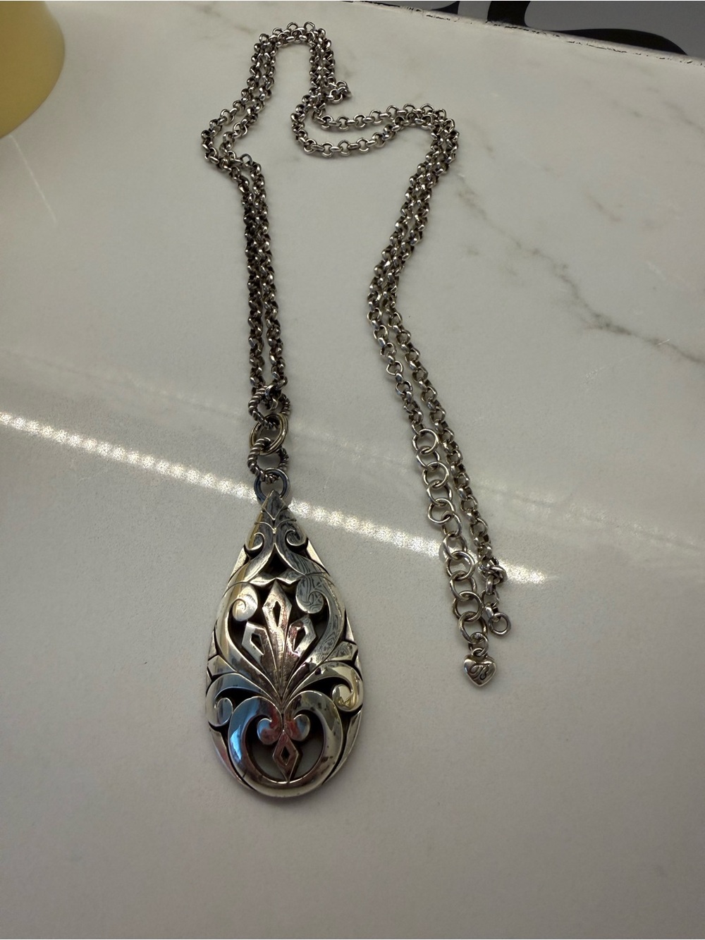 Poor Condition Long Contempo Statement Necklace - Picture 3 of 6